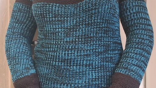 Jupiter-Fienna ein Brioche-Pullover in der Farbe Jupiter