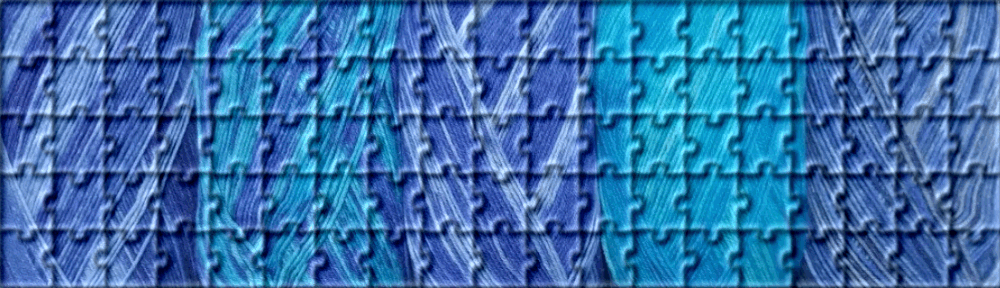 Wolle in Puzzleoptik