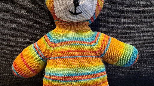 gestrickter Teddy