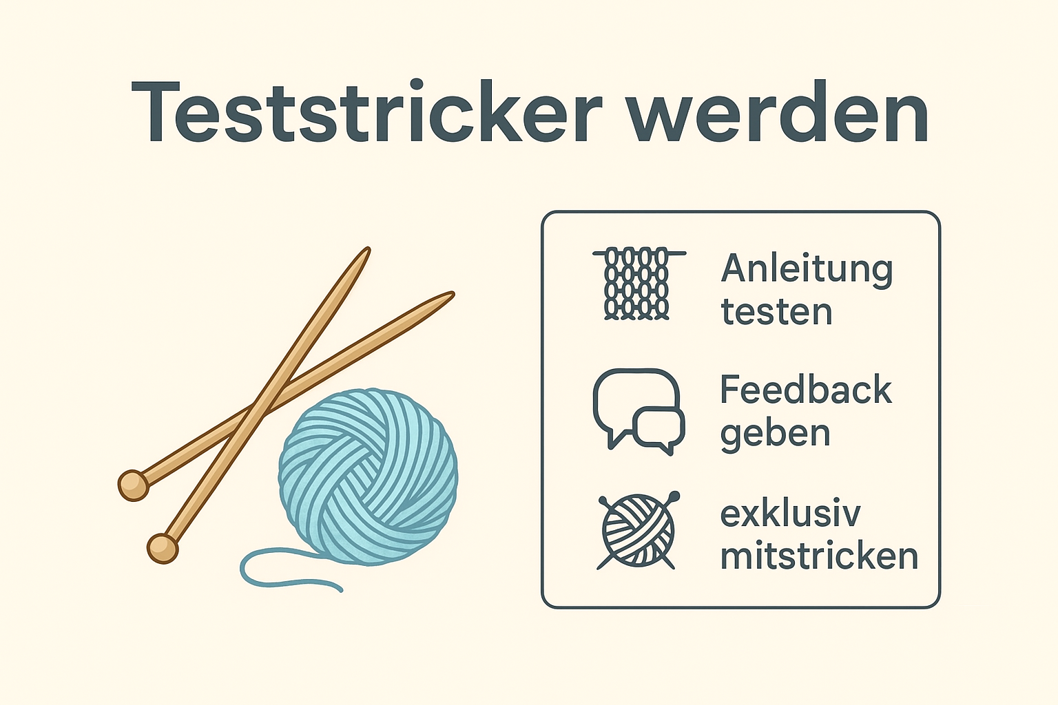 Teststricker werden - KI-Generiert